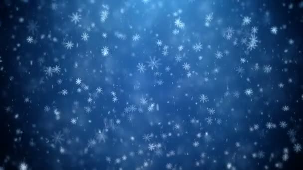 Winter Kerst Achtergrond — Stockvideo