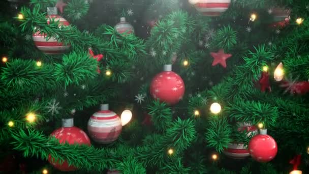 Albero di Capodanno — Video Stock