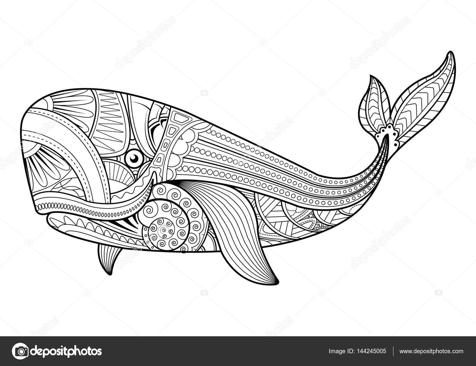 Desenhos de Baleia para colorir - Páginas para impressão grátis