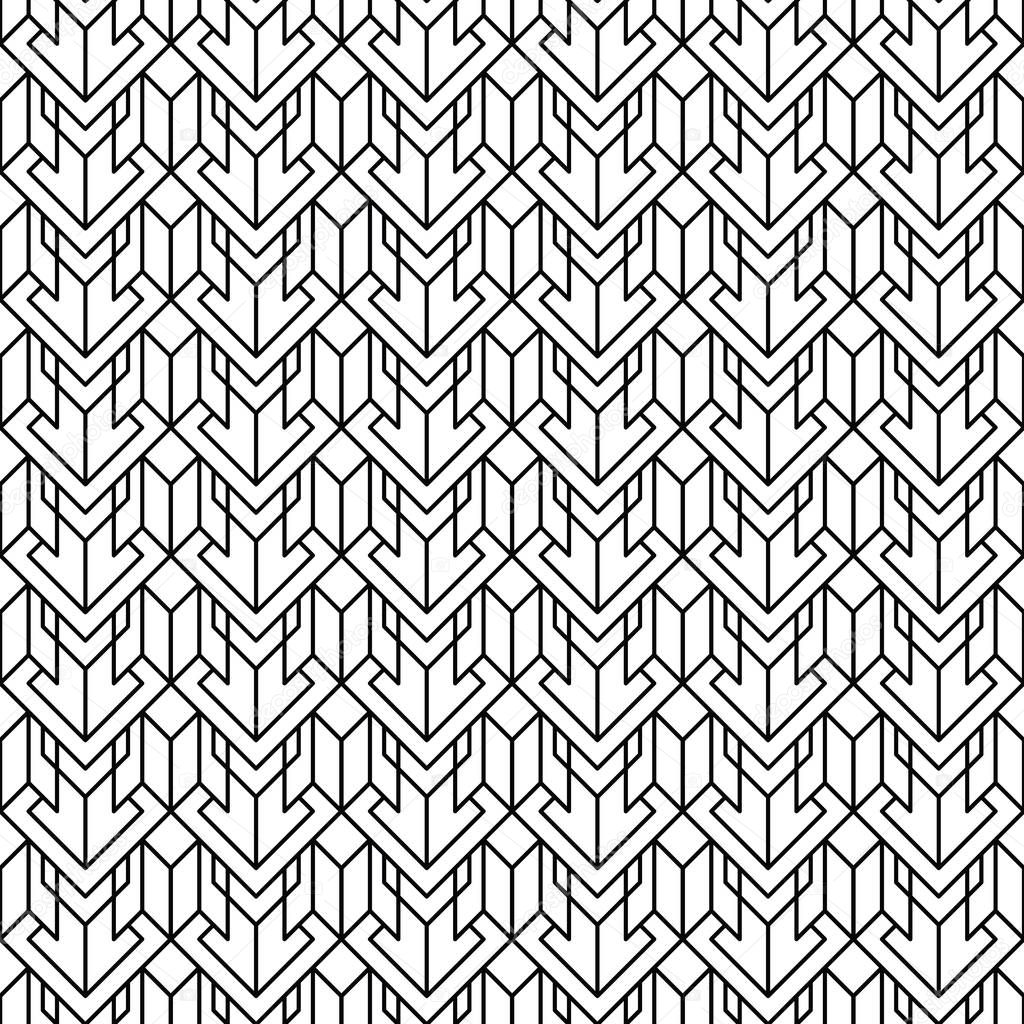 Geometric Seamless pattern, vector illustration