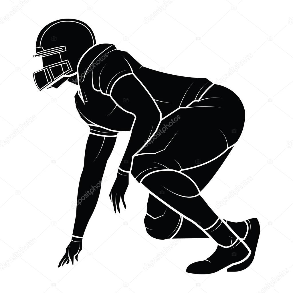 959+ American Football Player Svg - SVG,PNG,EPS & DXF File Include