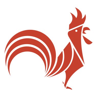 Horoz kırmızı kızdırma logosu.