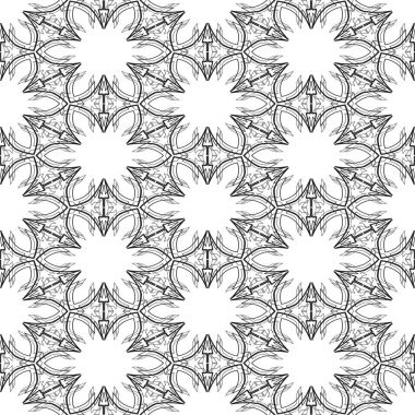 Soyut siyah-beyaz grafik desen