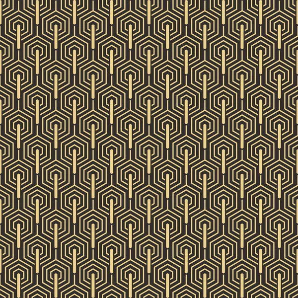 Abstract art deco seamless pattern — Stock Vector