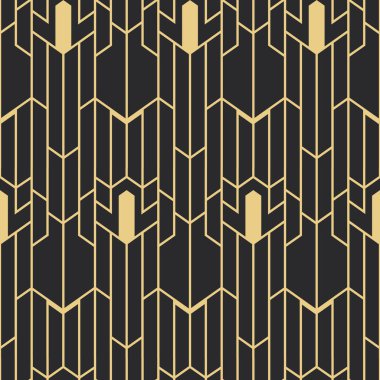 Soyut sanat deco seamless modeli