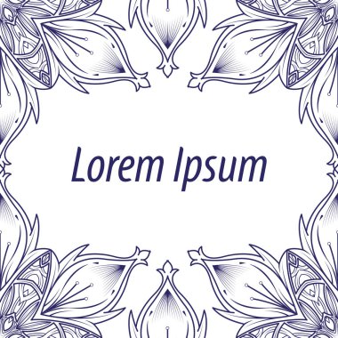 Çiçek Mandala desenle