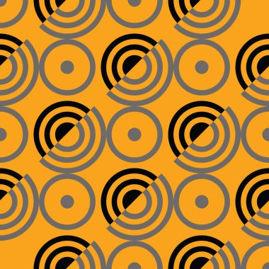 Retro seamless modeli ile circles10