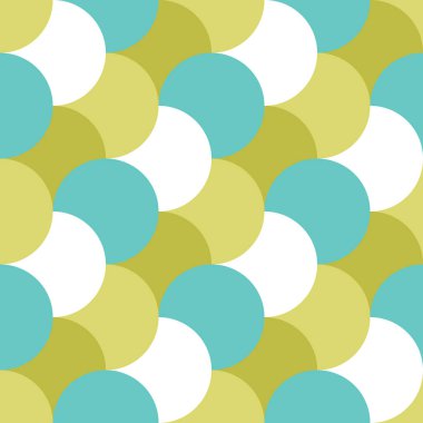 Retro seamless modeli ile circles10