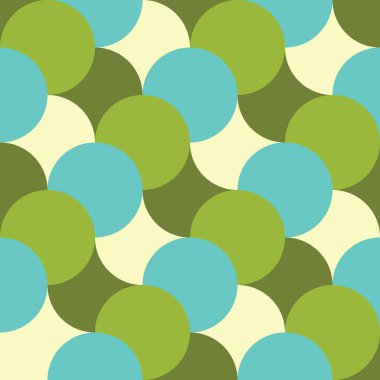 Retro seamless modeli ile circles10