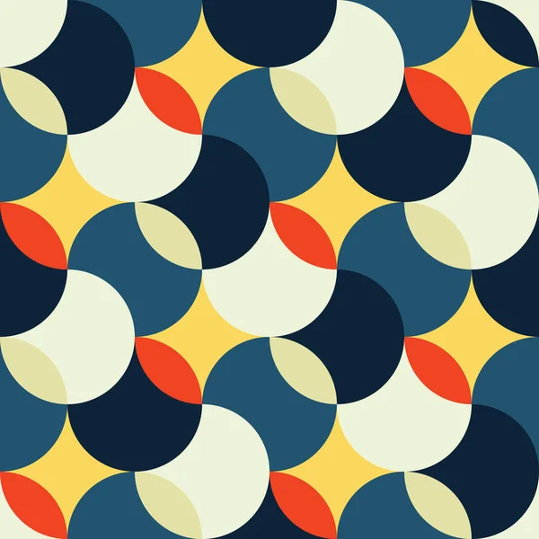 Retro seamless modeli ile circles10