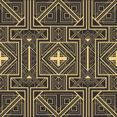 Soyut sanat deco seamless modeli