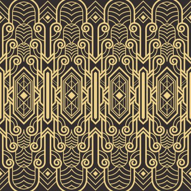 Soyut sanat deco seamless modeli