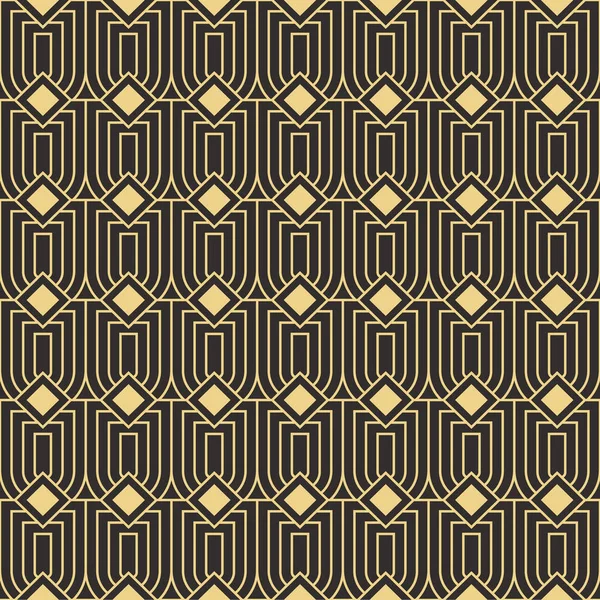 Abstract art deco seamless modern tiles pattern — Stock Vector