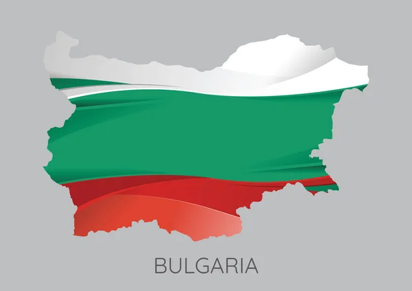 Bulgaristan Haritası — Stok Vektör