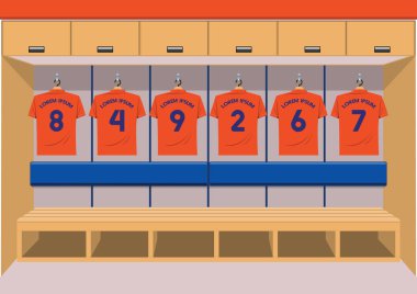 Futbol giyinme odası Takım Futbol Spor