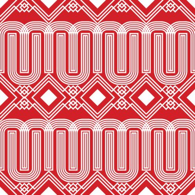 Soyut Çin kırmızı arka plan üzerinde sorunsuz