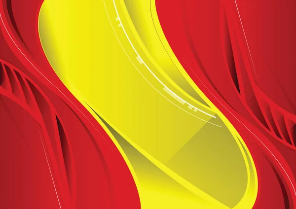 Abstrakt röd och gul bakgrund — Stock vektor