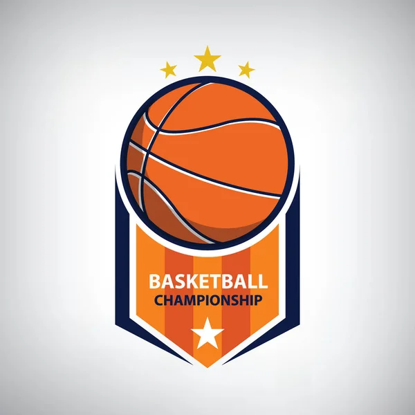 Logo der Basketball-Meisterschaft — Stockvektor
