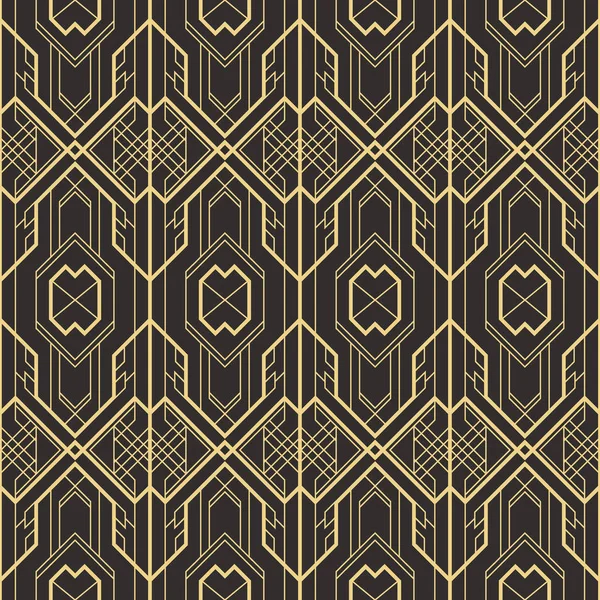 Abstract art deco modern tiles pattern. — Stock Vector
