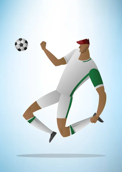 Illustration du footballeur 30 — Image vectorielle