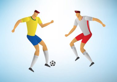 Futbol oyuncuları 06 çizimi