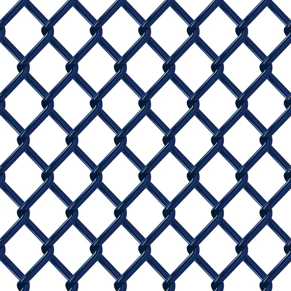 Блакитний хромований паркан безшовна структура — стоковий вектор