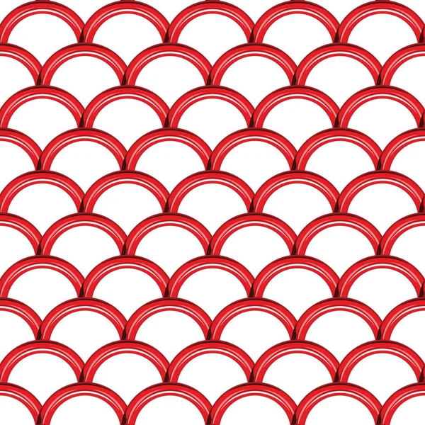 Червона сталь Решітка хвилі безшовна структура — стоковий вектор