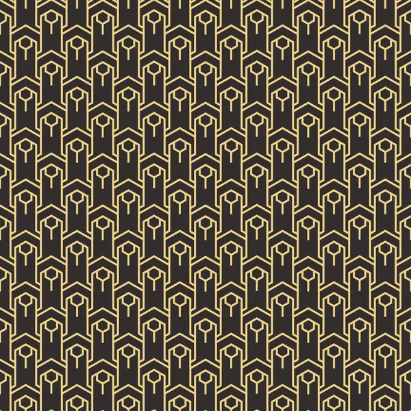 抽象的なアールデコ シームレスなモダンなタイル パターン — ストックベクタ