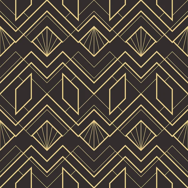 Patrón abstracto art deco sin costura 02 — Vector de stock