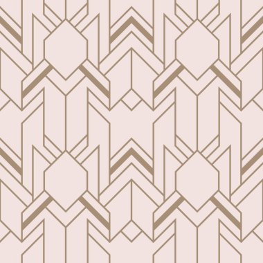 Soyut sanat deco sorunsuz modern çini deseni