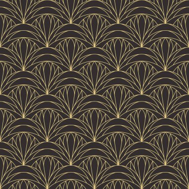 Soyut sanat deco dikişsiz daire desen vektörü