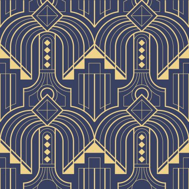 Soyut sanat deco geometrik model vektörü