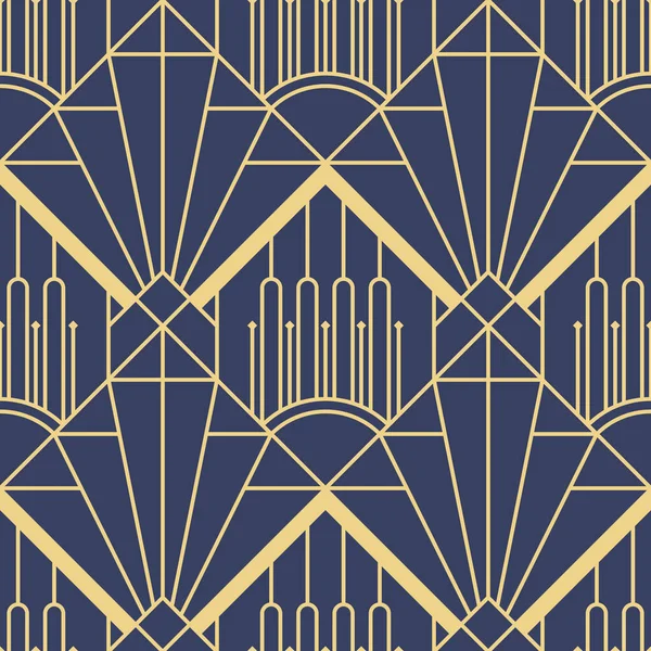 Vector Moderno Patrón Azulejos Geométricos Fondo Lujo Abstracto Art Deco — Archivo Imágenes Vectoriales