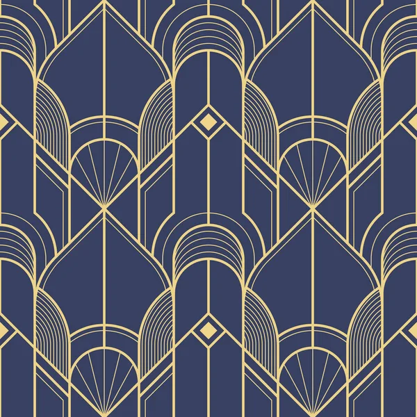 Padrão Azulejos Geométricos Modernos Vetores Abstrato Art Deco Sem Costura — Vetor de Stock