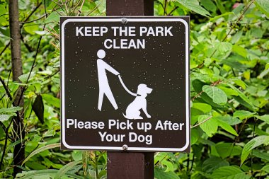 Köpeğinizin imzasından sonra parkı temiz tutmak.