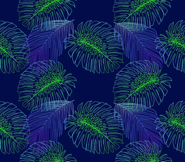 Wallpapers with leaves of tropical plants