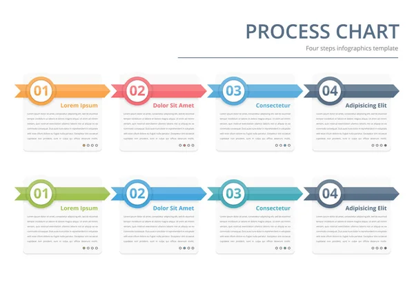 Process Chart — Stock Vector