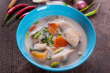 Tay tavuk Hindistan cevizi çorba Tom Kha Gai