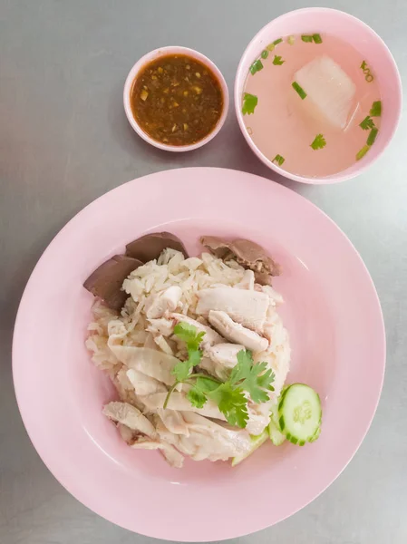Hainanese kuře rýže — Stock fotografie