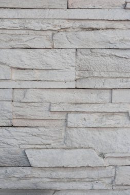 Beyaz rustik tuğla duvar doku.