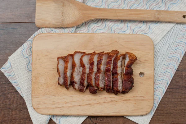 Frittiertes Schweinefleisch — Stockfoto