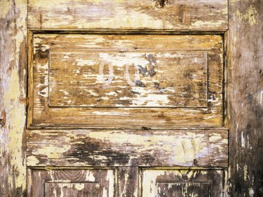 Doku, eski kapı, küçük çatlak, soyulması boya