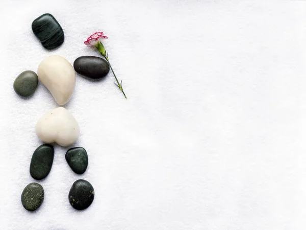 Steine für Massage, Wellness — Stockfoto