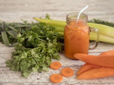 Havuç suyu, Yeşiller, sebze