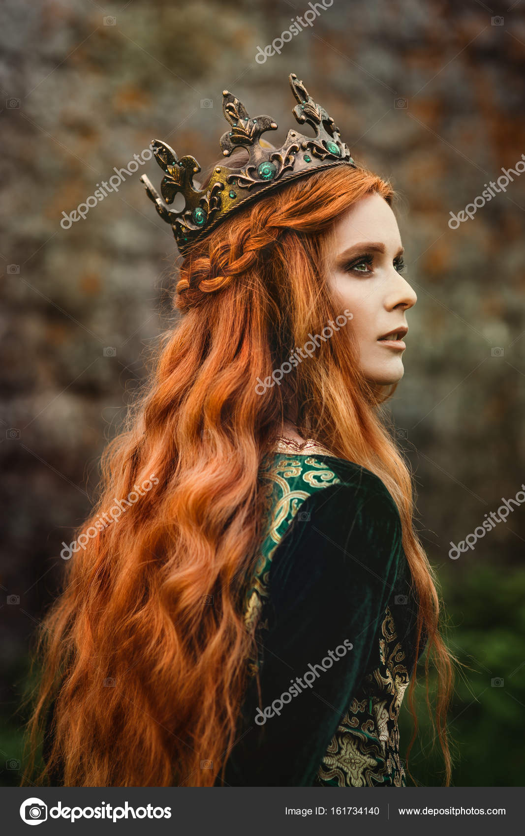Ginger queen near the castle Stock Photo by ©Fotolit2 161734140