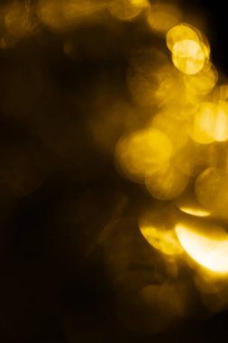 Soyut altın bokeh