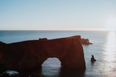 İzlanda'nın sahil buzlu