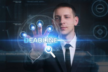 Ekonomi, teknoloji, Internet ve ağ kavramı. Genç busine