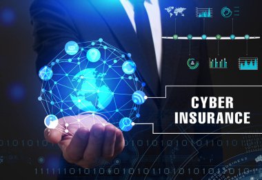 Ekonomi, teknoloji, Internet ve ağ kavramı. Genç busine