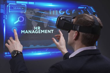 Ekonomi, teknoloji, Internet ve ağ kavramı. Genç busine